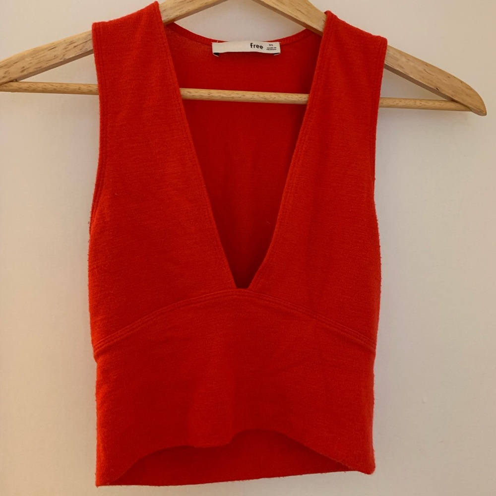 Red Aritzia Shirt